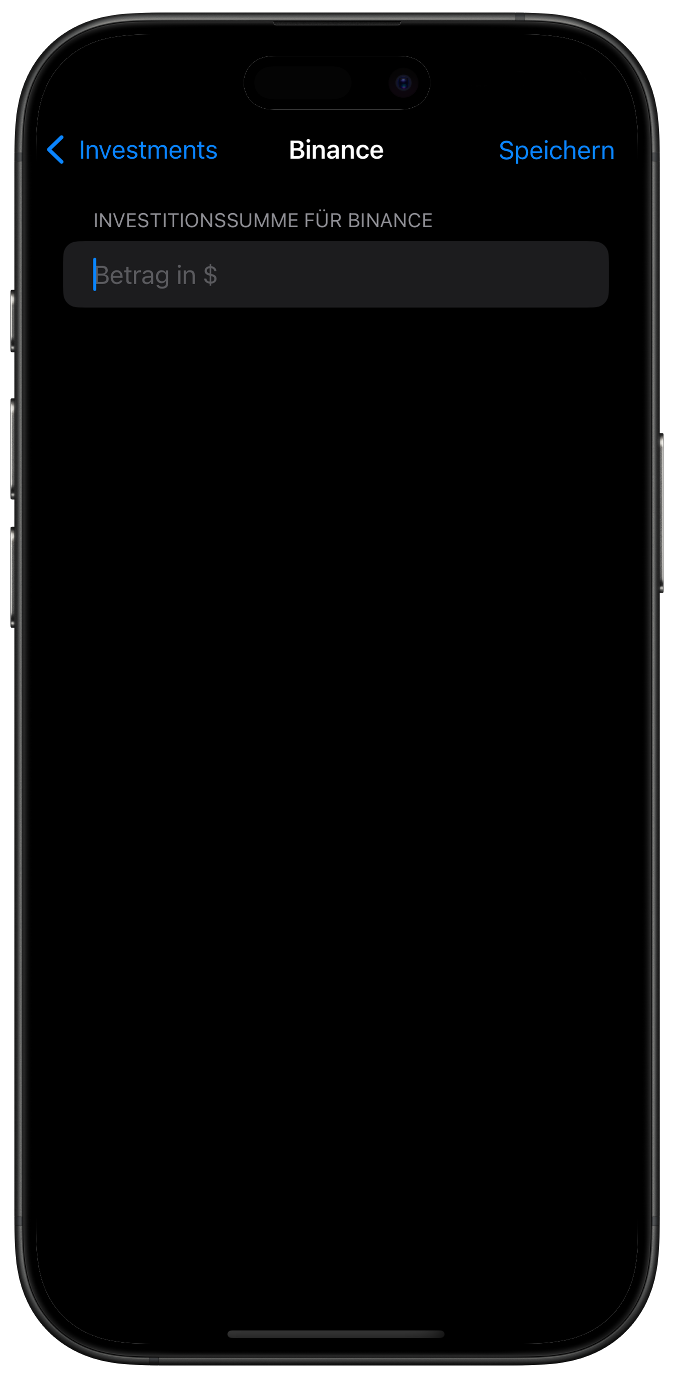 Screenshot: Investment-Details